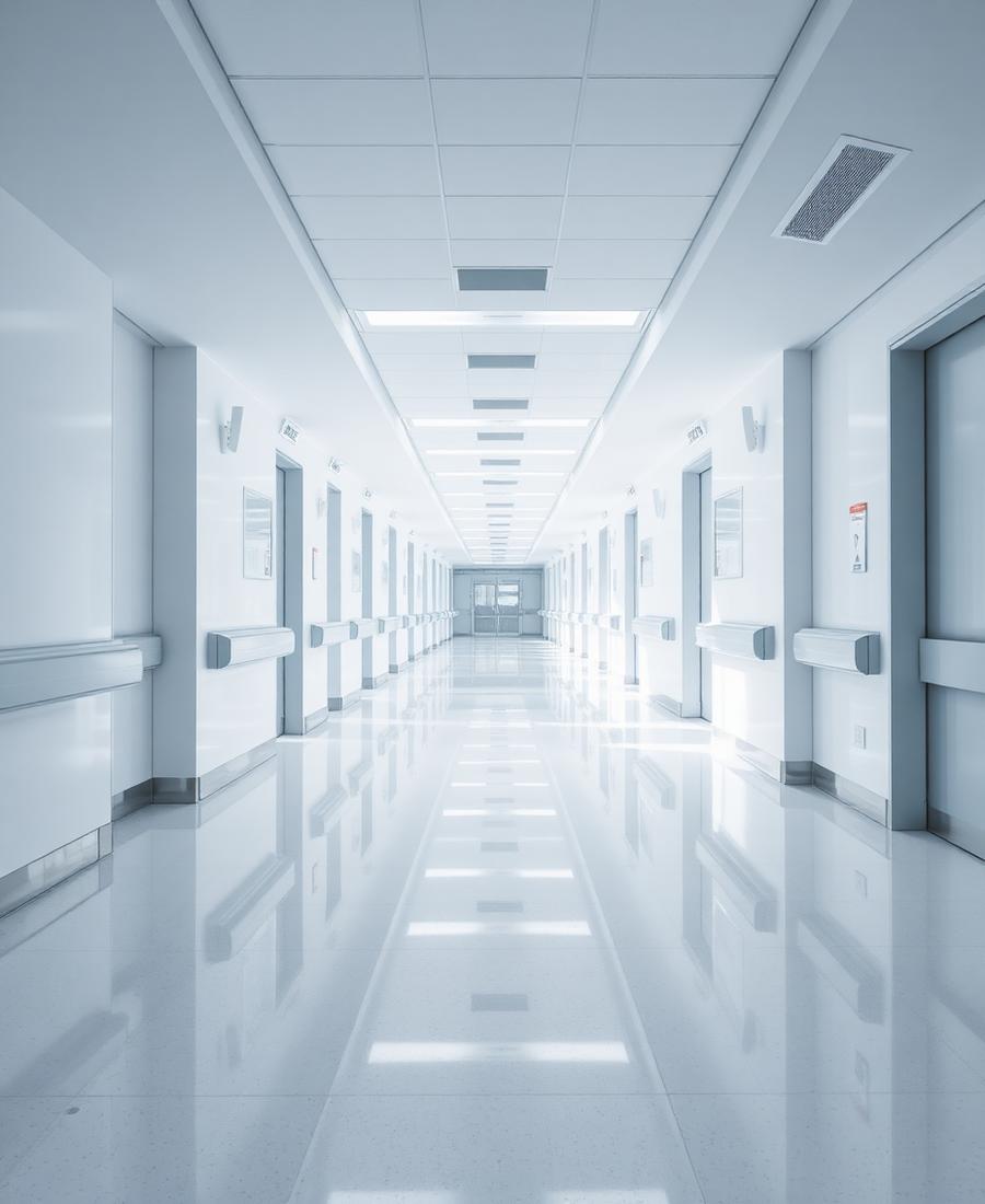 Hospitals environment served by OVNIX hygiene products