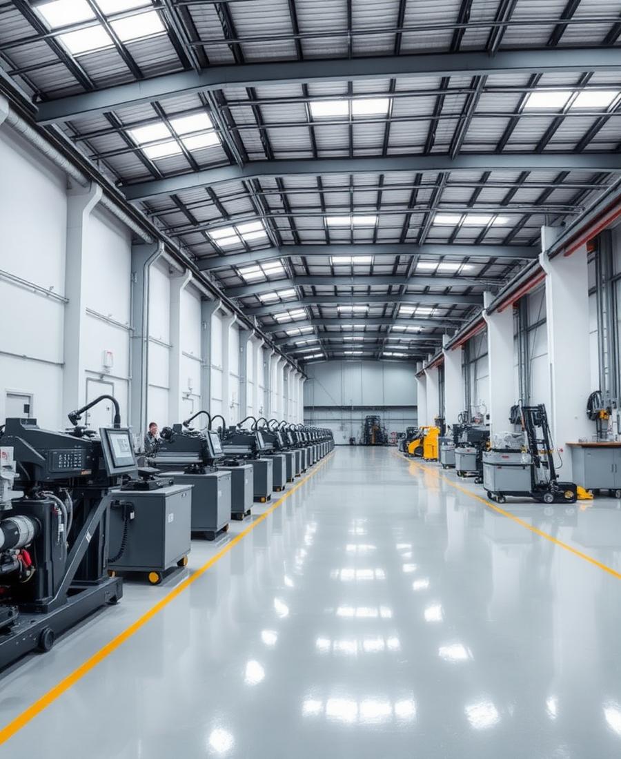 Industrial Facilities environment served by OVNIX hygiene products