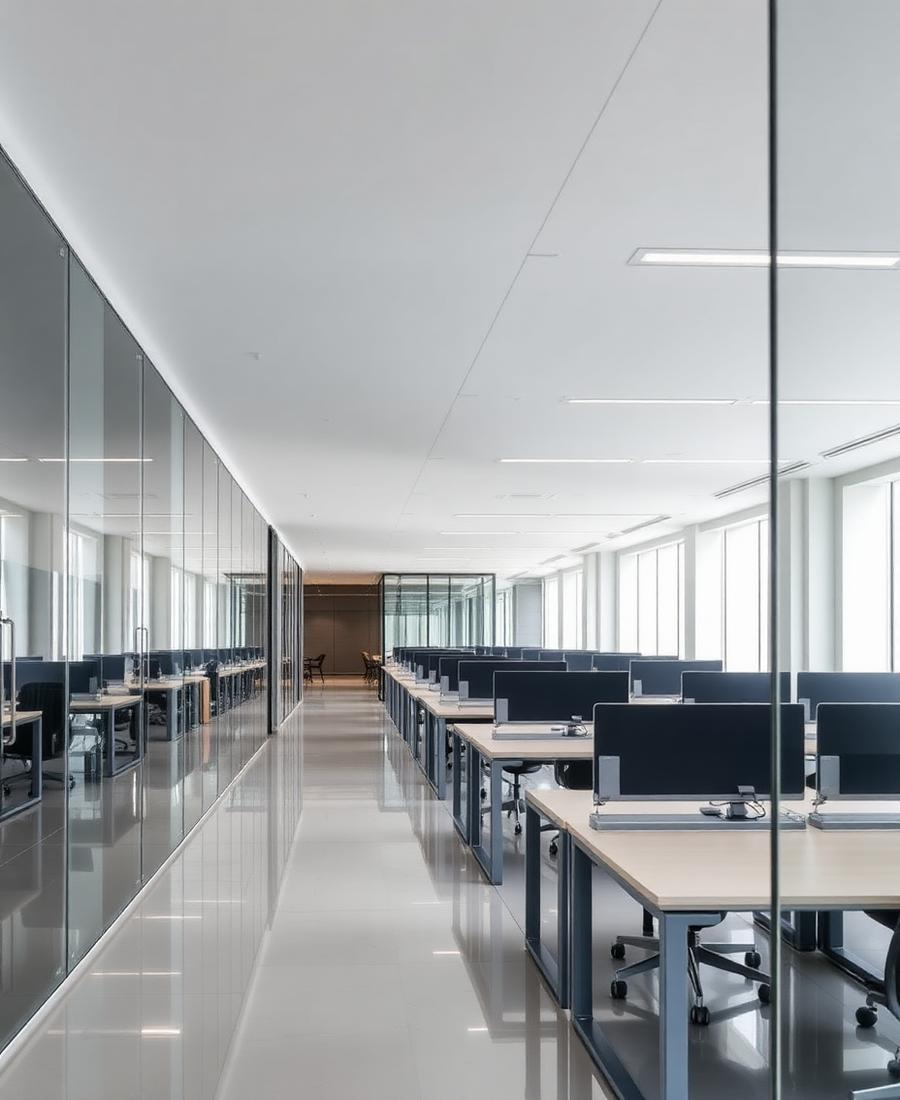 Corporate Offices environment served by OVNIX hygiene products